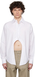 GmbH SSENSE Exclusive White Geir Shirt