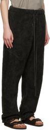 Essentials Black Polyester Lounge Pants