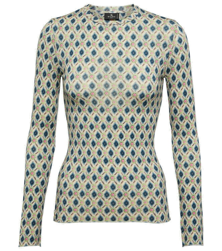 Photo: Etro Paisley wool-blend sweater