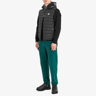 Moncler Men's Recycled Matte Poly Bourget Vest in Black