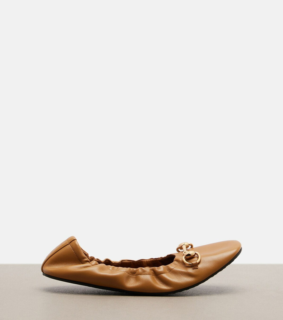 Gucci Prima Horsebit leather ballet flats
