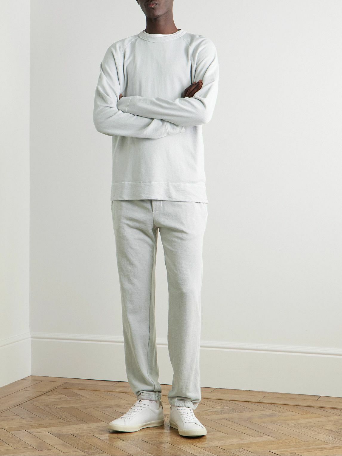 James Perse - Straight-Leg Cotton-Jersey Sweatpants - Gray