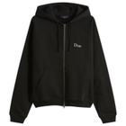 Dime Men's Classic Small Logo Zip Hoodie in Black