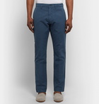 NN07 - Karl Slim-Fit Cotton and Linen-Blend Trousers - Navy