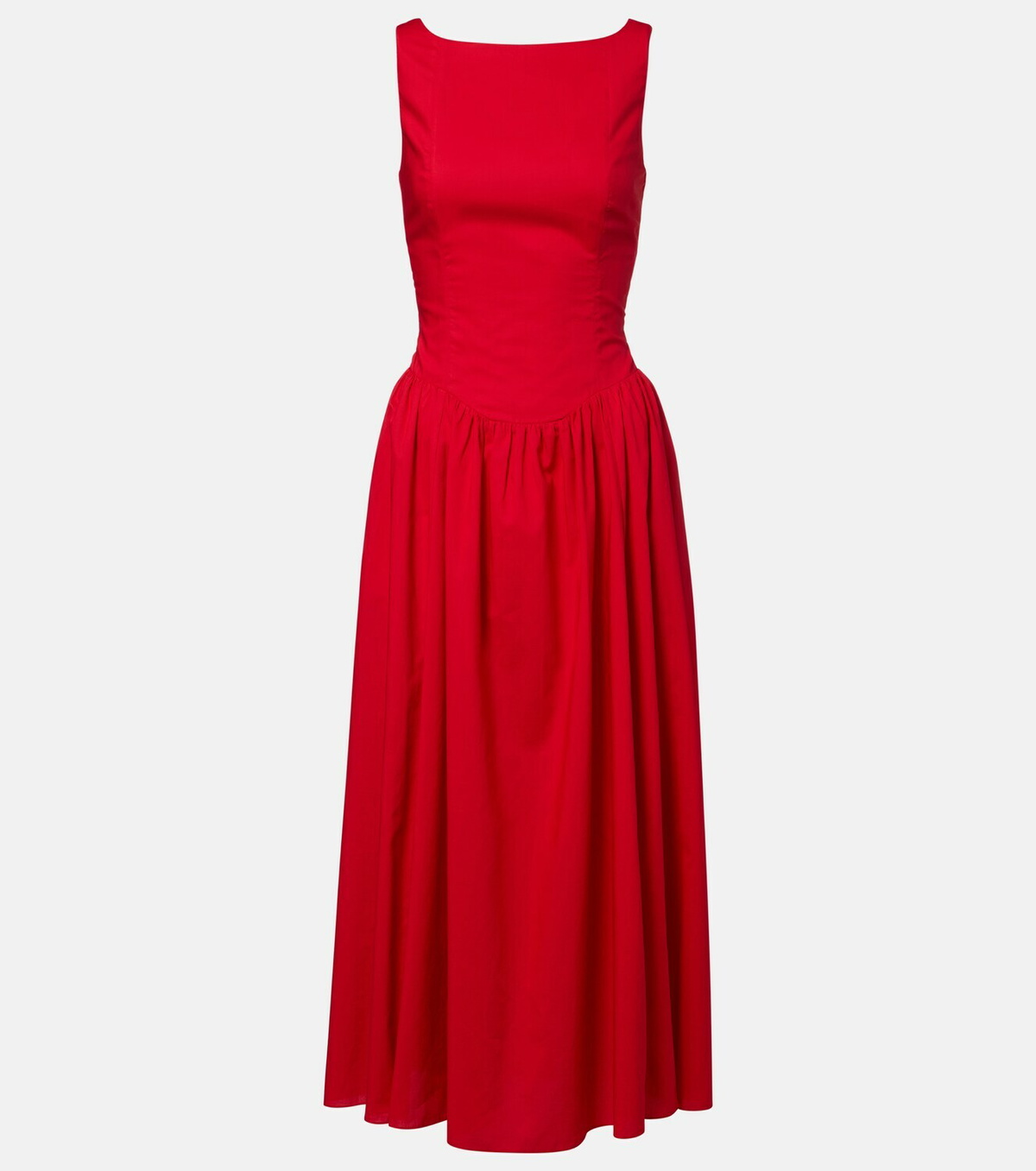 Faithfull Prali cotton midi dress