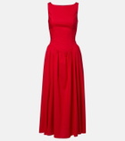 Faithfull Prali cotton midi dress
