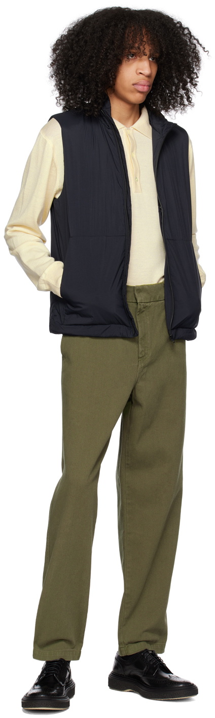 ANOTHER ASPECT Off-White Three-Button Polo