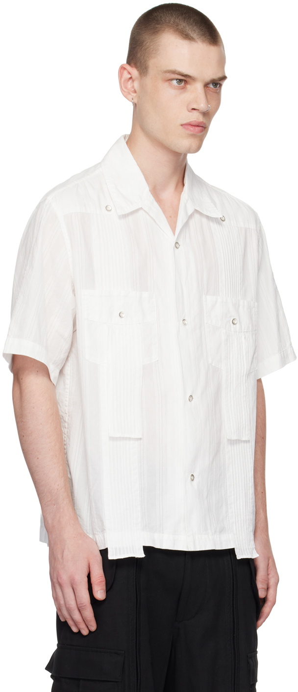 NVRFRGT White Garment-Dyed Shirt