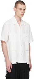 NVRFRGT White Garment-Dyed Shirt