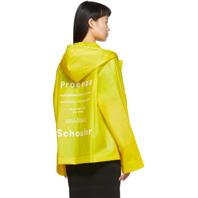 Proenza Schouler Yellow Care Label Rain Jacket Proenza Schouler