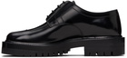 Maison Margiela Black Tabi Lace-Up Derbys