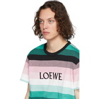 Loewe Multicolor Stripe Logo T-Shirt