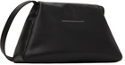 MM6 Maison Margiela Black Leather Numeric Medium Bag