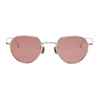 Eyevan 7285 Silver and Pink Model 765 Sunglasses