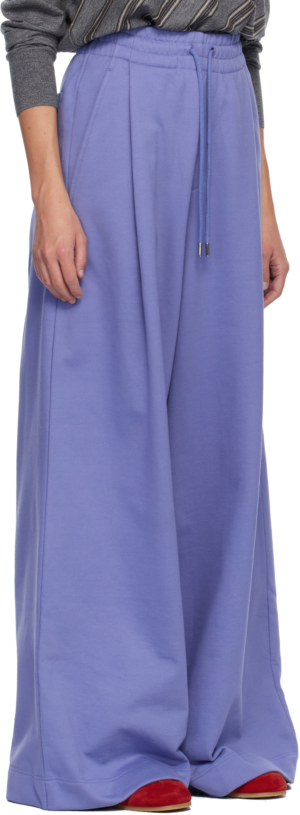 Dries Van Noten Purple Loose Sweatpants