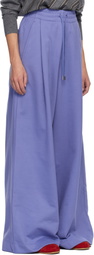 Dries Van Noten Purple Loose Sweatpants