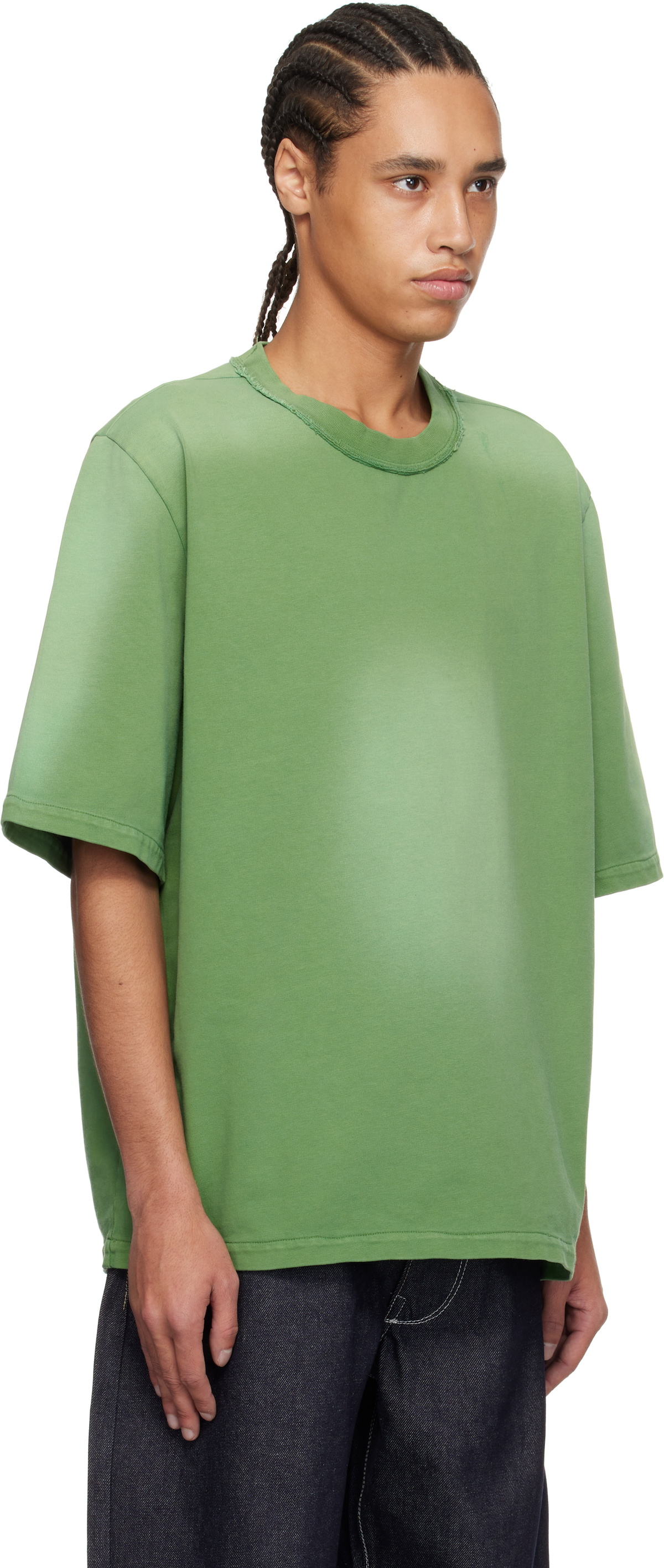 Camiel Fortgens Green Big Heavy Jersey T-shirt Camiel Fortgens