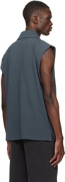 Serapis Gray Sailor Vest Polo