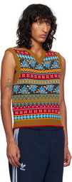 Wales Bonner Multicolor adidas Originals Edition Knit Vest