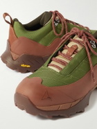 ROA - Khatarina Rubber and Ripstop Sneakers - Brown