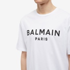 Balmain Men's Classic Paris T-Shirt in White/Black