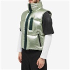 Givenchy Men's Garment Dyed Puffer Vest in Forest Green