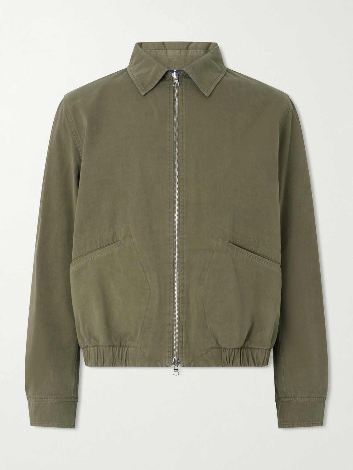 Drake's - Cotton Blouson Reversible Jacket - Green