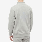 PLACES+FACES Men's Logo 1/4 Zip Sweat in Grey