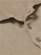 Kingsman - Wade Merino Wool and Cashmere-Blend Polo Shirt - Neutrals