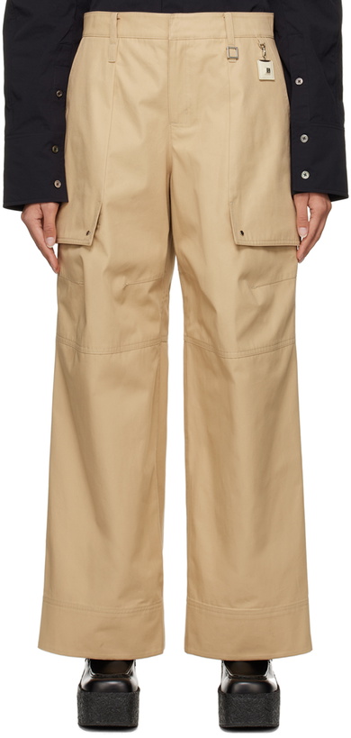Photo: Wooyoungmi Beige Paneled Trousers