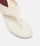 Magda Butrym Crochet thong sandals