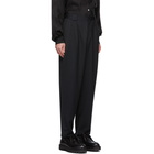 HOPE Black Wide Trap Trousers