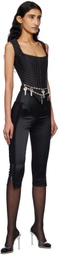 Dilara Findikoglu Black Regeneration Capri Trousers