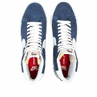 Nike SB Men's Zoom Blazer Mid Sneakers in Navy/White/Red