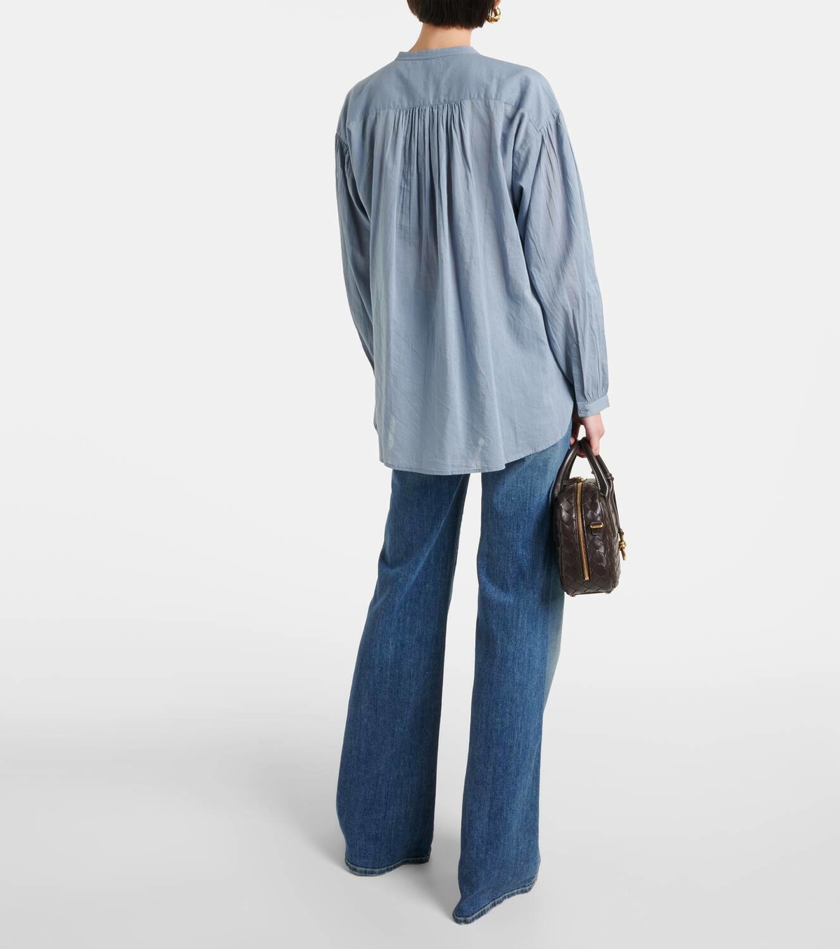 Nili Lotan Neville cotton poplin blouse
