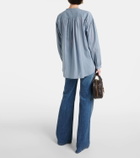 Nili Lotan Neville cotton poplin blouse
