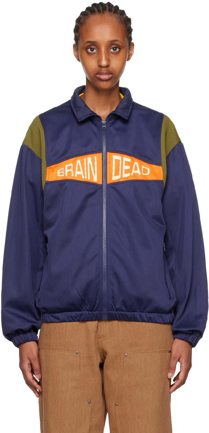 Brain Dead Navy Alonzo Track Jacket Brain Dead