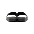 Palm Angels Black Logo Pool Slides