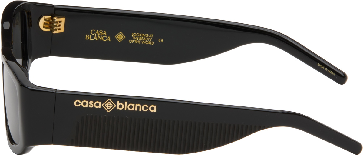 Casablanca Black Rectangular Sunglasses