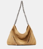 Givenchy Voyou Medium suede shoulder bag