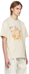 JW Anderson Off-White Pol Anglada Oversized Printed Rugby Face T-Shirt