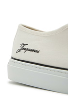 Jacquemus Les Fefe Logo-embroidered Canvas Sneakers White