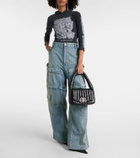 Balenciaga SNBN cotton-blend jersey top