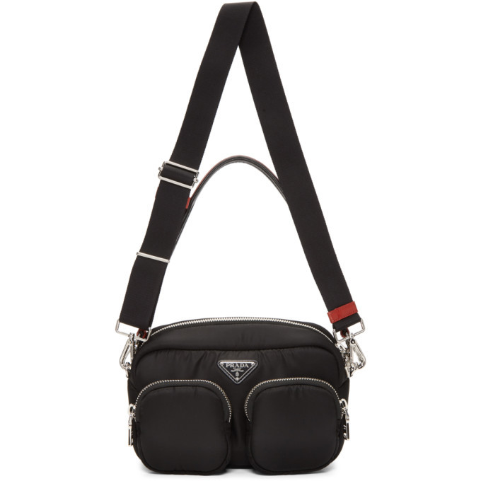 Prada Black Nylon Camera Bag