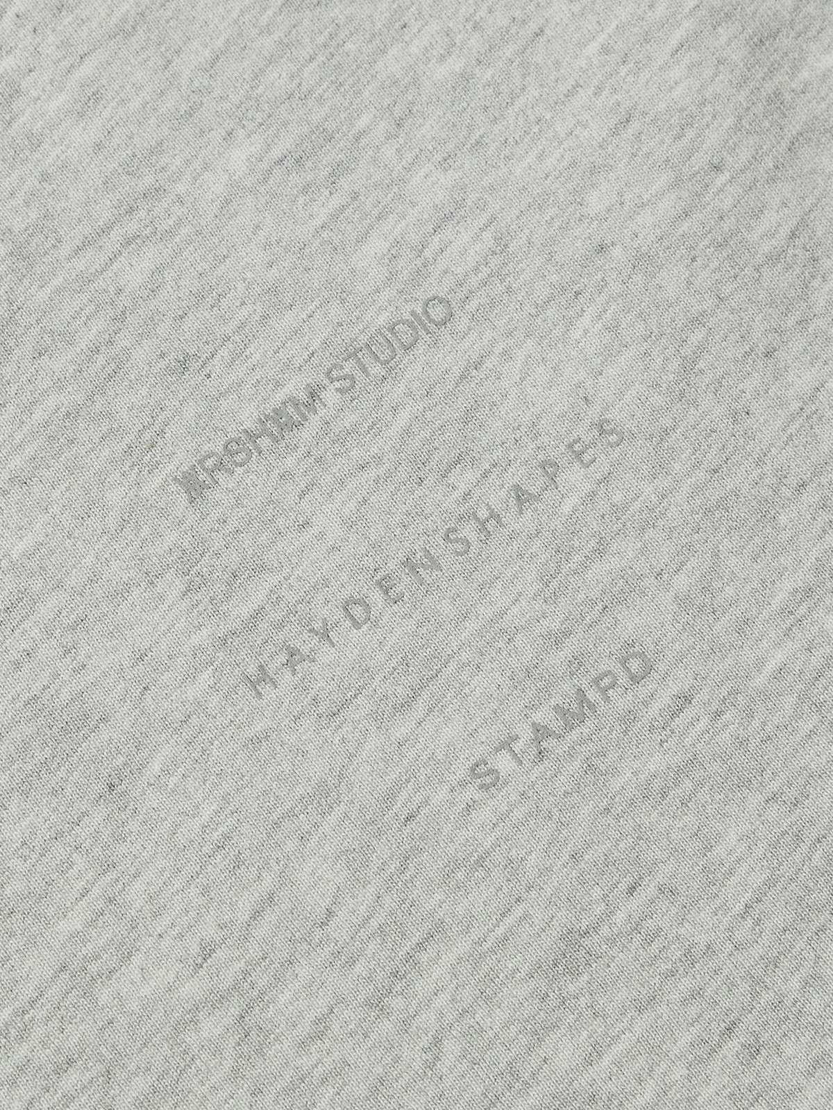 HAYDENSHAPES - Arsham Stampd Printed Cotton-Jersey T-Shirt - Gray ...