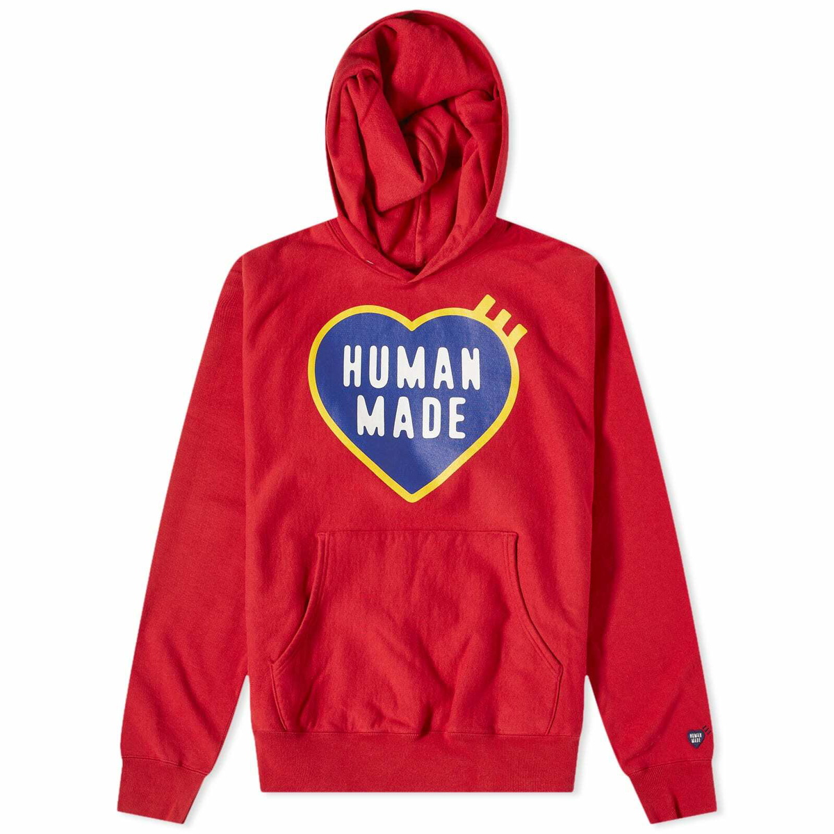 Human Made Men's Heart Logo Hoodie in Black Human Made