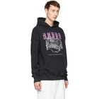 Rhude Black Chateau Logo Hoodie