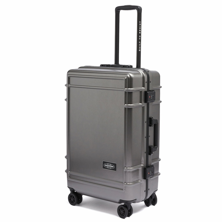 Photo: Eastpak Resist'r Luggage Case - Medium in Brushed Metal 