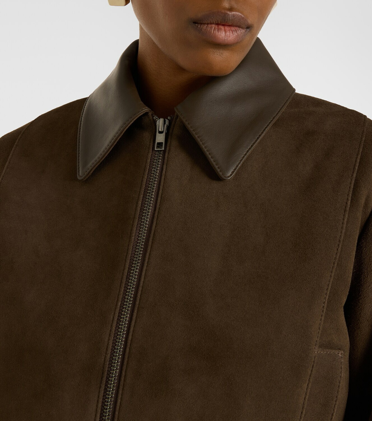 Vince Suede blouson jacket