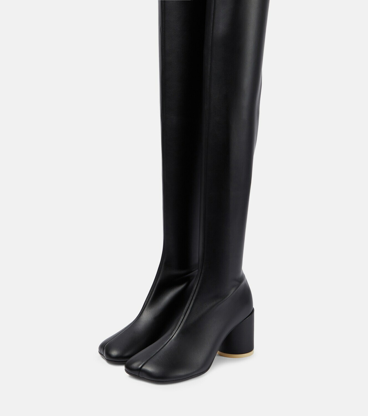 MM6 Maison Margiela Faux leather over-the-knee boots MM6